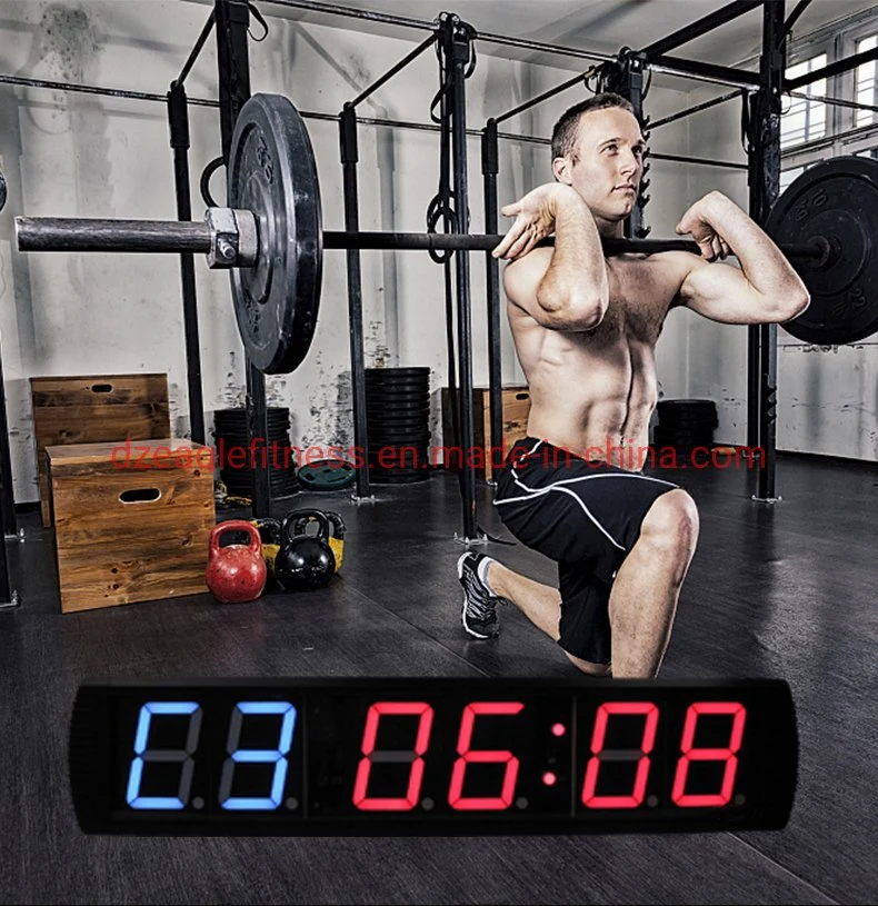 LED Six Digital Countdown Clock Gym Digital Training Timer