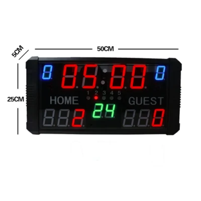 Электронное табло для баскетбола в крикет, светодиодный дисплей, цифровое табло